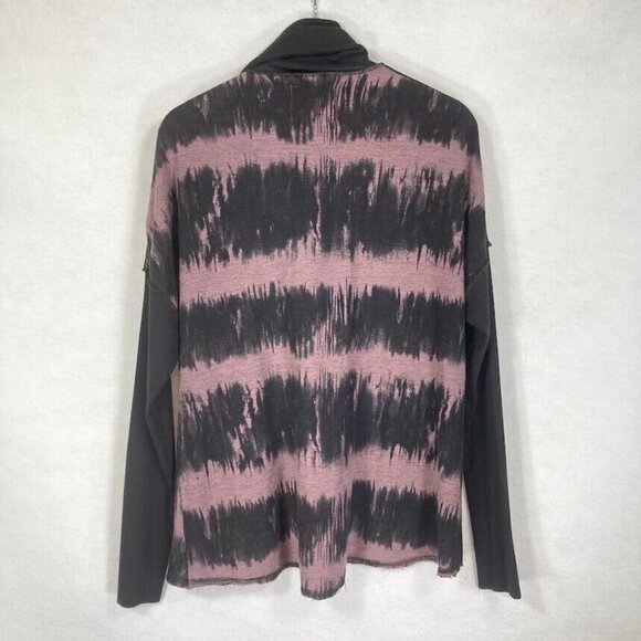 Raw Earth Wild Sky Flame Junction Cowl Neck Sweatshirt Small - Picture 5 of 9